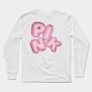 Pink Balloons Long Sleeve T-Shirt